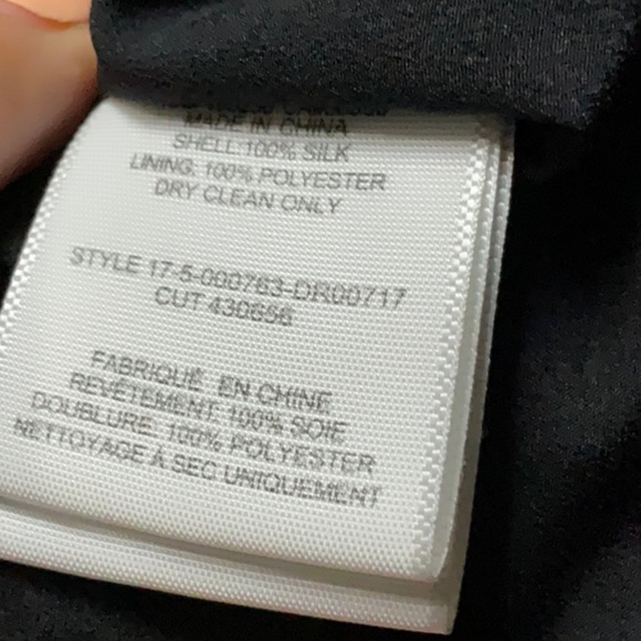 Joie Black and Beige Patterned Top - Picture 6 of 9